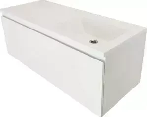 Тумба с раковиной Эстет с Dallas Luxe R 130x47,6 белая (ФР-00002275)