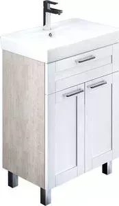 Тумба с раковиной IDDIS с Sena 600 напольная (SEN60W2i95K)