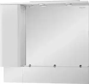 Зеркальный шкаф EDELFORM Амата 95,2x86,8 белый (2-809-00-S)