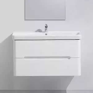 Тумба под раковину BELBANGO Luxury 102,5x52 bianco lucido (LUXURY-1050-2C-SO-BL-P)