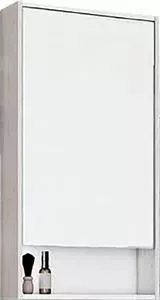 Зеркальный шкаф АКВАТОН Рико 50 белый/ясень фабрик (1A212302RIB90)