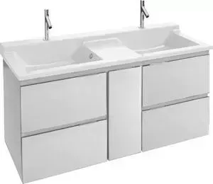 Тумба под раковину JACOB DELAFON Soprano 136x53,5x63,4 см, белый (EB1332-N18)