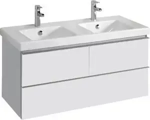 Тумба под раковину JACOB DELAFON Odeon Up 117x48,5x53 см, белый блестящий (EB892-N18)
