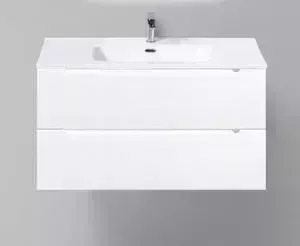 Тумба с раковиной BELBANGO с Etna 91.5x46 Bianco opaco (ETNA-900-2C-SO-BO-P, BB900ETL)