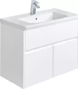 Тумба с раковиной ROCA с UP 70 белый глянец (ZRU9303011, 327471000)