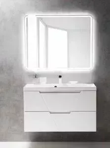 Мебель для ванной BELBANGO Vittoria 100x45 Bianco Lucido