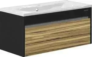 Тумба с раковиной EDELFORM с Карино 100x44,7 черный эбони (1-747-43-PR100, 10.010.01000.001)