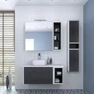 Мебель для ванной АКВАТОН Брук 80 с 2 ящиками, дуб феррара