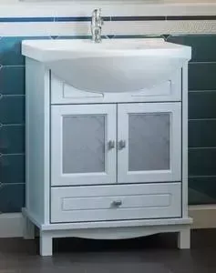 Тумба с раковиной OPADIRIS с Омега 75 голубой R90B (Z0000012777 + Z0000001649)