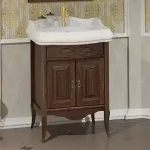 Тумба с раковиной OPADIRIS с Лоренцо 60 светлый орех (Z0000011066 + Z0000009160)