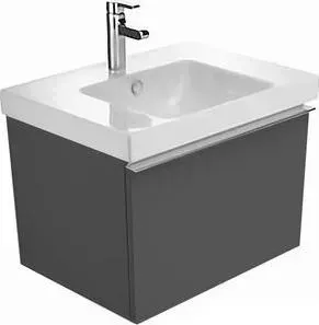 Тумба с раковиной JACOB DELAFON с Odeon Up 67x48,5x45 см, серый антрацит (EB860-N14, E4732-00)