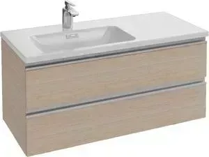 Тумба с раковиной JACOB DELAFON с Vox 100x46x45.2 см, квебекский дуб (EB2025-RA-E10, EXAC112-Z-00)