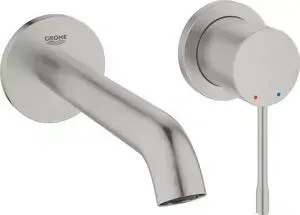 Смеситель для раковины Grohe Essence встраиваемый, на два отверстия, механизма 33769, суперсталь (19408DC1)
