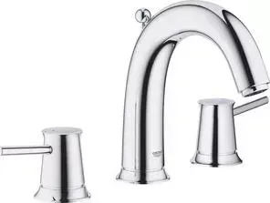 Смеситель для раковины Grohe BauClassic на три отверстия (20470000)
