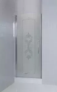 Душевая дверь CEZARES Giubileo B-11 80 Punto, золото, левая (Giubileo-80-CP-G-L, Giubileo-WLM-G)