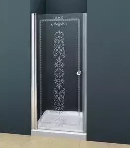 Душевая дверь CEZARES Royal Palace A-B-1 90 прозрачная, золото (Royal Palace-A-90-C-G, Royal Palace-A-WLM-G)