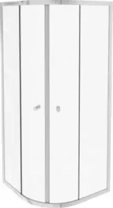 Душевой уголок JACOB DELAFON Serenity 80x190 стекло прозрачное, профиль хром (E14R80-GA)
