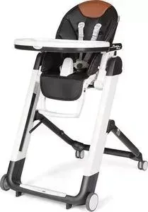 Стул для кормления PEG-PEREGO SIESTA FOLLOW ME EBONY , (черн/кожзам) (GL000972220)