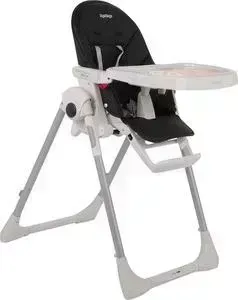 Стул для кормления PEG-PEREGO PRIMA PAPPA FOLLOW ME LICORICE , (черн/эко-кожа) (GL000917762)