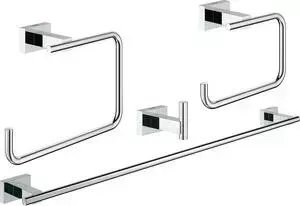 Набор аксессуаров Grohe Essentials Cube 4 предмета (40778001)