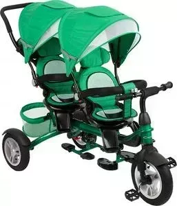 Capella TWIN TRIKE 360, GREEN (зеленый), надув. колеса, 2019 GL000957396