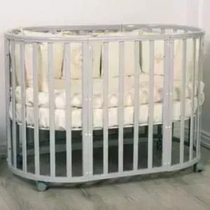Кроватка детская Incanto трансформер Amelia 8 в 1 белая ночь KR-0027/5