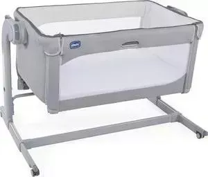 Кроватка детская CHICCO Next2Me Magic Cool Grey 100064