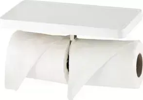 Держатель туалетной бумаги Brissen двойной (BSR-30311WH)