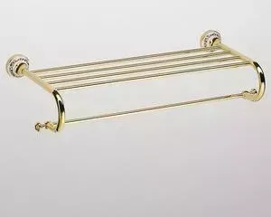 Полка Schein для полотенца прямая Saine Gold (7053042VF) золото
