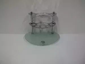 Держатель зубных щеток RainBowL Aqua настольный (стекло) (D0039-9)