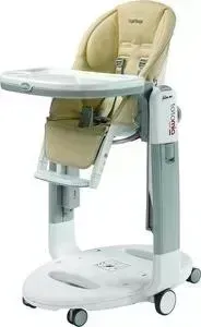 Стул для кормления PEG-PEREGO TATAMIA FOLLOW ME PALOMA , (бежевый/эко-кожа) (GL000917757)