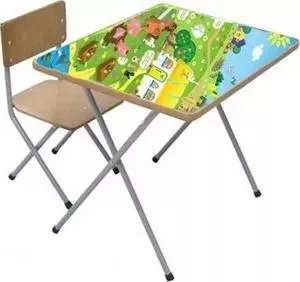 Комплект ФЕЯ детской мебели досуг №101 Веселая ферма, (стол+стул) 90100231071
