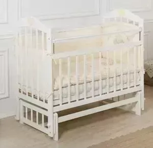 Кроватка детская Incanto Pali поперечный маятник белый KR-0006/0