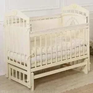 Кроватка детская Incanto Pali продольный маятник слоновая кость KR-0007/1