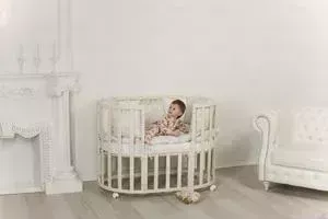 Кроватка детская Incanto трансформер Uoma Da Vinci 10 в 1 слоновая кость KR-0026/1