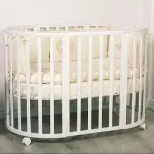 Кроватка детская Incanto трансформер Amelia 8 в 1 белый KR-0027/0