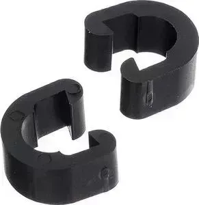 Клипса STG для оплеток C - clip, YZ - 16014 (20) черн, 20 шт