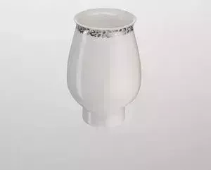 Стакан Schein керамика Carving (5031010) белый