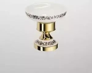 Мыльница Schein керамика Saine Gold (7053007VF) золото