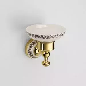 Мыльница Schein керамика Saine Gold (7053004VF) золото