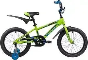 Велосипед NOVATRACK 18" LUMEN алюм. зеленый 185ALUMEN.GN9