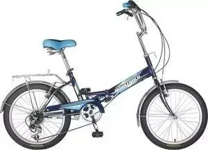 Велосипед NOVATRACK 20" складной FS30 синий Shimano TY-21 117068 20FFS306SV.BL7