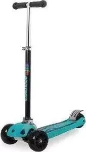 Самокат NOVATRACK RainBow, подростковый, складной, широкие свет. колеса PU 120*90 120W. RAINBOW. GBL9