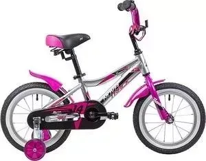 Велосипед NOVATRACK 14" NOVARA алюм. серебристый 145ANOVARA.CP9