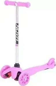 Самокат NOVATRACK Disco-kids, свет. колеса нежно-розовый 120DISCOKIDS. PN9