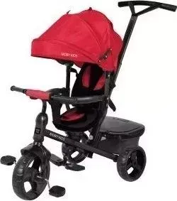 Трехколесный велосипед MOBY KIDS Rider 360, 10x8 EVA, красный (641200)