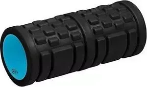 Ролик LITE WEIGHTS 6500LW массажный 33х14см (черный/голубой)