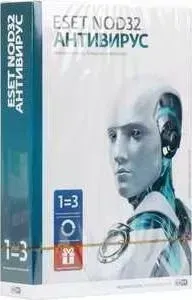Программное обеспечение ESET NOD32 Антивирус - лицензия на 1 год на 3 ПК или продление на 20 мес, Box (NOD32-ENA-1220(BOX)-1-1)