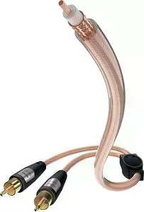 Кабель Inakustik сабвуферный Star Audio Cable, Y-Sub, RCA 2RCA, 10 m, 00308310