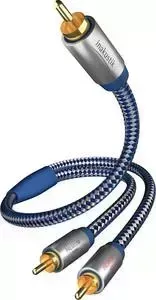 Кабель Inakustik сабвуферный Premium Y-Subwoofer Cable, Y-Sub,RCA 2RCA, 2 m, 0040802